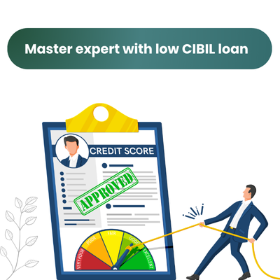 msater expert with low cibil